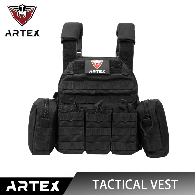Artex Outdoor Tactical Airsoft Vest Militray Molle Camouflage Armored